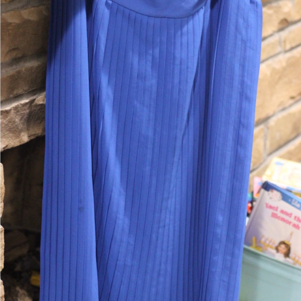 J. Crew Vibrant Blue Maxi Skirt Size 16